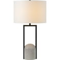 thumbnail image 5 of Signature Home Collection Modern and Organic Table Lamp - 27.75" - Gray and Black, 5 of 6