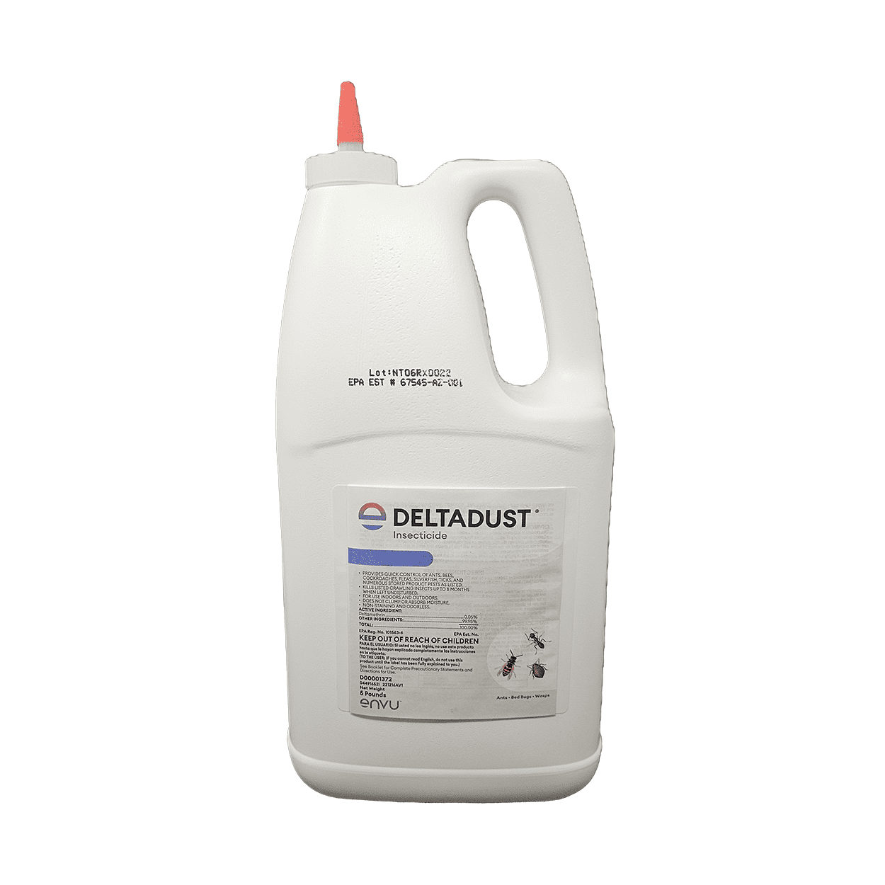Bayer Delta Dust- Kills Common Pests & Stored Product Pests - Case 4 x 5 lb Jugs