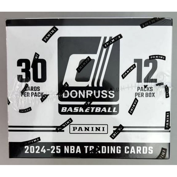 NBA Panini 2024-25 Donruss Basketball Trading Card VALUE Box (12 FAT Packs)