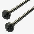 thumbnail image 5 of Deco Window 48 to 84 inch Extendable Curtain Rod With Urn Finials (5/8 Inch Diameter, Black), 5 of 7