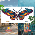 thumbnail image 5 of 1 Pcs 2D Flat License Plate Covers & Frames, Skull Butterfly For Decorative Front, Waterproof For Decoration Aluminum License Plate Covers & Frames Cover For Men Women, 12" X 6", 5 of 7