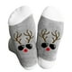 thumbnail image 3 of mfyjkho Calcetines navideños de mezcla de algodón con estampado de copas de vino tinto, ideales para hombre y mujer (paquete de 2), 3 of 3