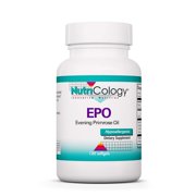 Nutricology EPO - Evening Primrose Oil for Men & Women, for Dry Eyes, Omega-6 EFA, GLA Gamma-Linolenic Acid, 500mg Supplement - 120 Count