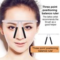 thumbnail image 3 of Visland Stainless Steel Eyebrow Positioning Ruler Eyebrow Golden Ratio Caliper 3-Point Positioning Ruler Microblading Brow Guide Measuring Tool, 3 of 7