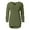 Army Green, variant on Women's Oversized V-Neck Knit Sweater - Fall Winter Drop Shoulder Long Sleeve Solid Color Comfort Pullover Top For St Patricks Day Outfits,Size:XXL