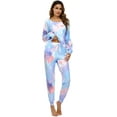 thumbnail image 1 of Uniexcosm Women’s Pajama Set Long Sleeve Top Pjs Lounge Sets with Pocket, 1 of 10