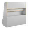 thumbnail image 5 of RealRooms Jocelyn Kids Book and Toy Storage, Dove Gray, 5 of 8