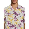 thumbnail image 4 of George Men's Printed Button Front Shirt with Short Sleeves, 4 of 5