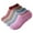 4Pairs Red Light Khaki Light Blue Pink, variant on SKOLA Cozy Winter Fuzzy Women Socks Grip Slippers Fluffy House Non Skid Microfiber Socks