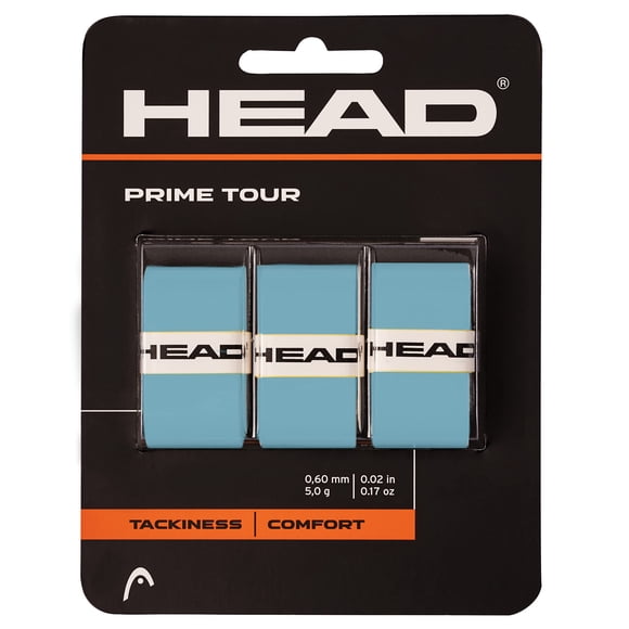 HEAD Prime Tour Sobregrip Paquete de 3 - Azul