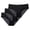 Black, variant on Ice Silk Yoga Thong Panties for Women - Low Lift Seamless Briefs, Soft Breathable No Show Base Layer 3 Pack Solid for Daily Wear