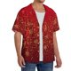 thumbnail image 2 of Balery Merry Christmas Camisa Casual de Manga Corta con Botones para Hombre, Texturizada, Estilo Cubano, para Playa, Verano-4X-Large, 2 of 5