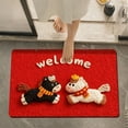 thumbnail image 6 of Tuvgenk Bath Mats Absorbent Quick Dry Non Slip Bathroom Rug Rectangle Short Plush 2x2 Small Area Rug for Tub, 6 of 6