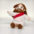 thumbnail image 2 of Magnetic Shoulder Jesus Plush Toy Doll-Themed Religious Toy for Church，Home Decor Gifts Easter, 2 of 4