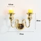 thumbnail image 2 of Candelabro for colgar en la pared, lámpara de pared, vela perfumada for decoración de pared, candelabro de pared, portavelas dorado, manualidades, 2 of 2