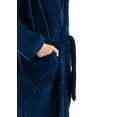 thumbnail image 4 of BC BARE COTTON Kids Microfiber Fleece Hooded Robe - Boys - Navy Blue - Medium, 4 of 5