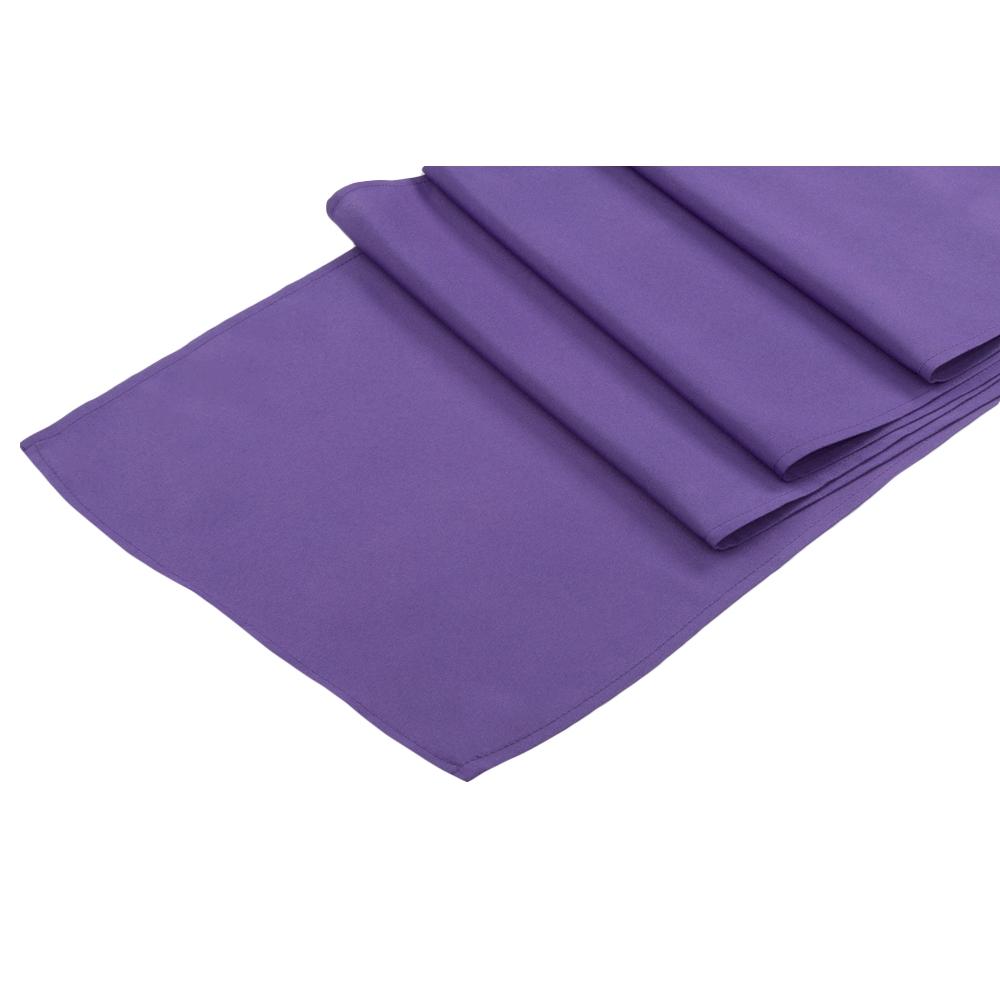 1 Pc, Polyester Table Runner Purple For Wedding Or Event Walmart