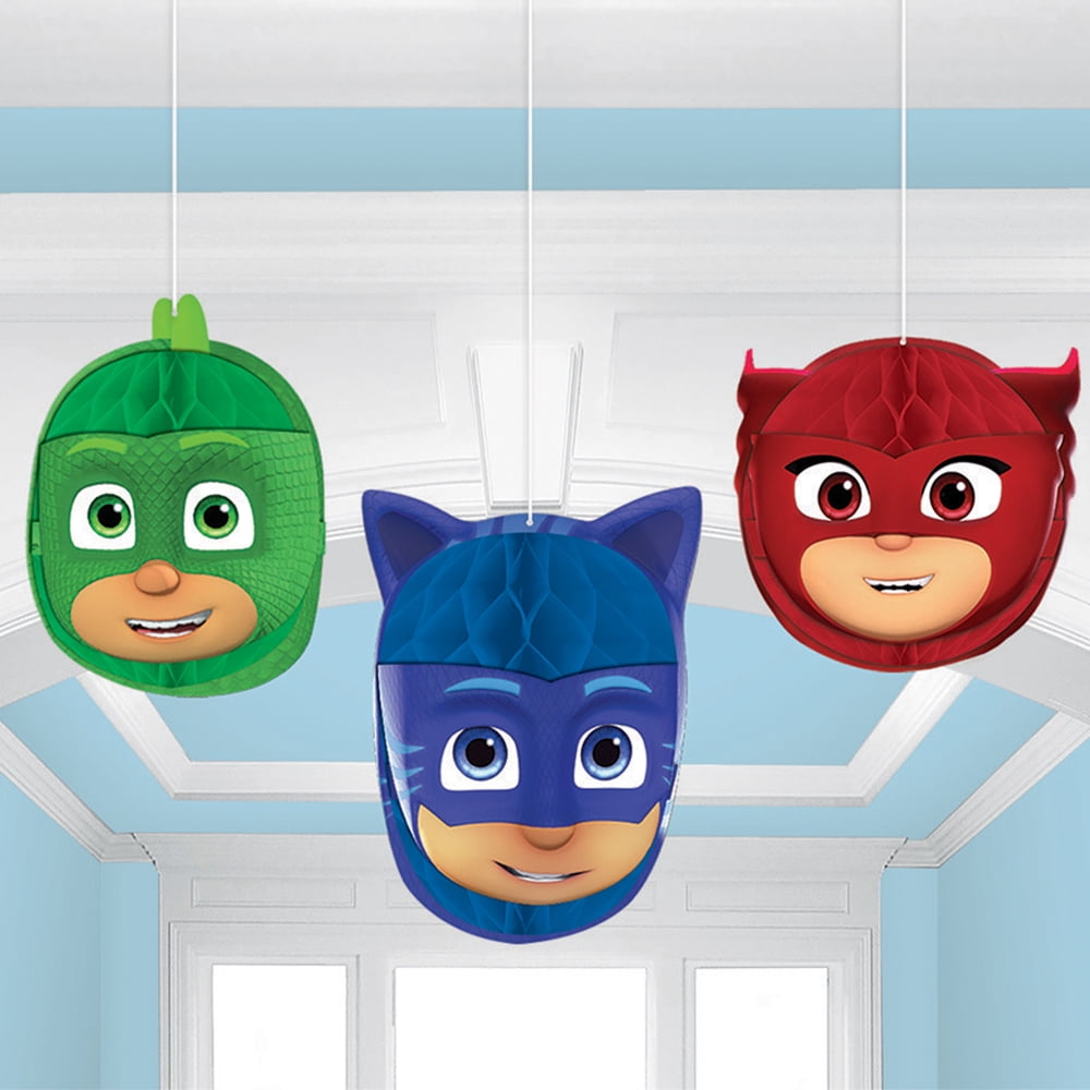 PJ Masks Honeycomb Decorations (3 Piece)