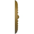 thumbnail image 4 of Ekena Millwork 15 3/4"OD x 2"P Foster Shell Ceiling Medallion (Fits Canopies up to 9 5/8"), Hand-Painted Gold, 4 of 6