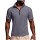 thumbnail image 2 of Ceisia Men's Casual Striped Half Button Round Neck Pullover with Pocket Daily Fashion Top Gift, 2 of 6