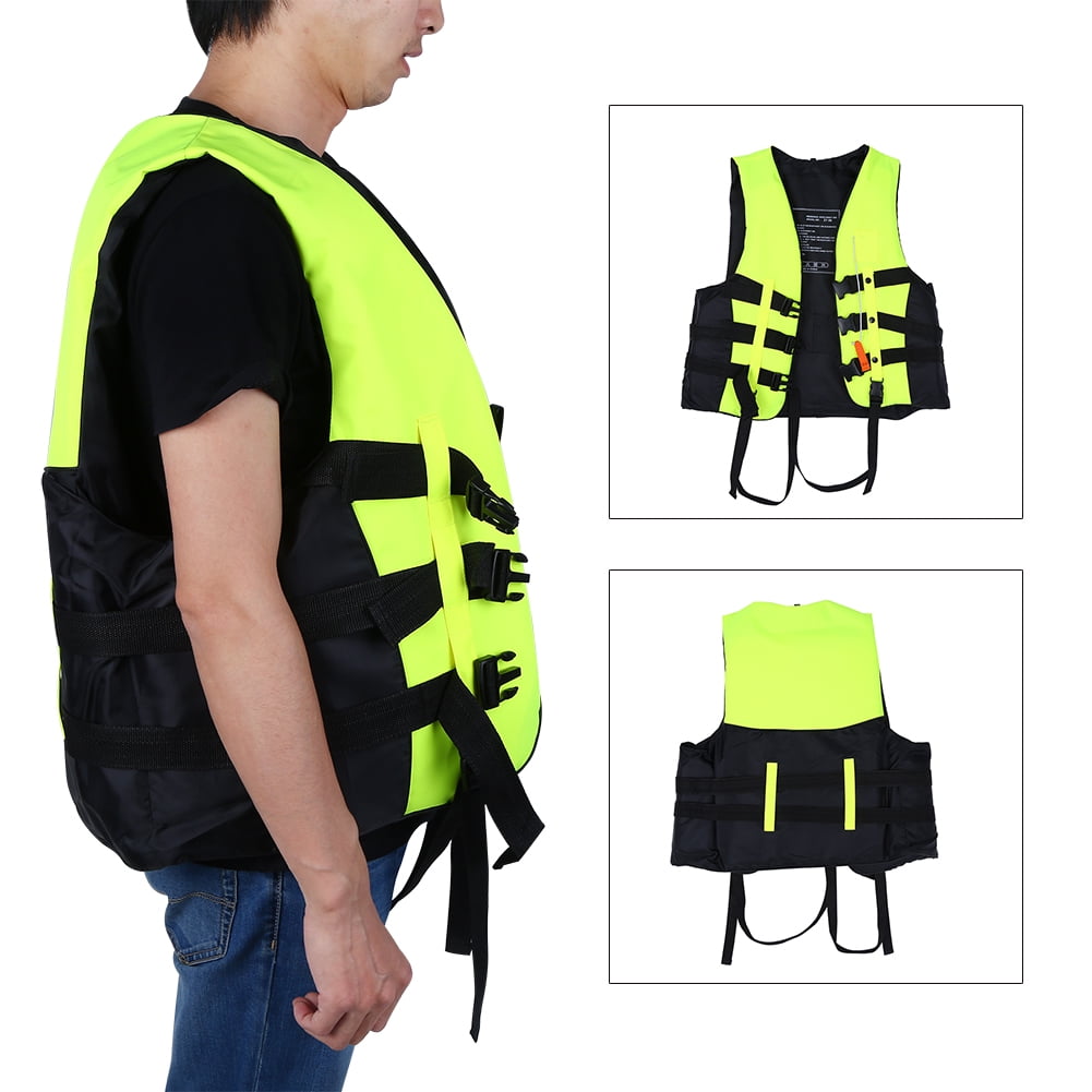 Hilitand Life Jackets with Whistle 5 Sizes Universal Foam Adult Aid Life Jacket Boating Skiing Safety Vest for Jet... by
