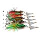 thumbnail image 4 of Señuelo de pesca JANDEL con hélice, gran ruido, Isca Frogs, 135 mm, 9 g, cebo de pesca con cabeza de serpiente hundida, A1, 4 of 8