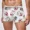 White, variant on Print Men's White Boxer Briefs Contemporary Design Comfortable Underwear for Fashion Lovers