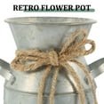 thumbnail image 3 of OUNONA Urne en Fer Jardinière Conteneur de Fleurs Argent Lot de 1 pour Fête d'Anniversaire, 3 of 7