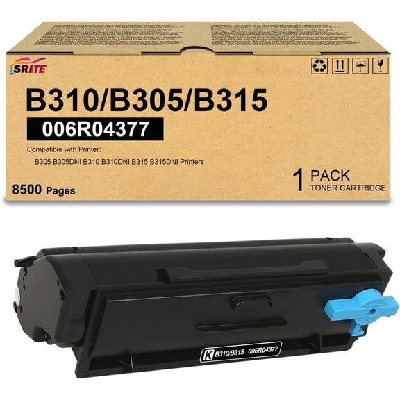 B310 High Capacity Toner Cartridge 006R04377 Black Comaptible for Xerox B305 B310 B315 Printer (1Pack)