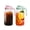 Green, Pink, variant on GOSCHE 2 Pack 64oz Glass Pitcher with Lid and Spout Leak Proof Mason Jar Pitcher with Handle for Fridge Juice Beverage Iced Tea Coffee Pink Green