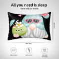 thumbnail image 4 of Bingfone Summer Gnome,Cute Gnome Satin Pillowcase for Hair - Standard Size with Zipper Silky & Soft Pillow Covers,20x30 Inches, 4 of 6