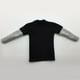 thumbnail image 3 of Camiseta larga de manga doble negra para hombre a escala 1/6 para acceso a s de acción de 12'' Negro Zulema camiseta de figura de acción masculina, 3 of 7