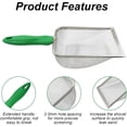 thumbnail image 5 of Cat Litter Scoop - Long Handle Scooper, Rustproof Stainless Steel Mesh, Non-Slip Grip, Deep Shovel Sifter for All Litter Types, Easy Clean Kitty Waste Litter for Litter Box, 5 of 7