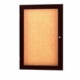 thumbnail image 3 of Waddell 77-3648CK-EK Messenger 48 x 36 x 2 in. Wall Case Message Center, 2 Door - Espresso, 3 of 7