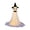 B, variant on Homellea Light Up Halloween Ghost Decoration, 47.24 Inch Cloth Ghost Figure, Wide Open Face with Black Witch Hat for Halloween Party, Haunted House, Front Porch, Yard and Entryway
