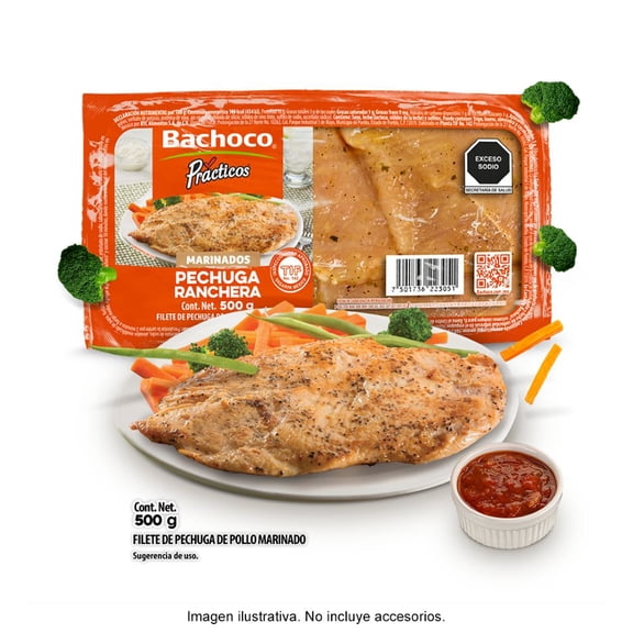 Pechuga Ranchera Prácticos Bachoco 500g