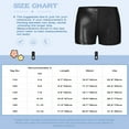 thumbnail image 4 of ZDHoor Girls Shiny Dance Shorts Gymnastics Athletic Shorts Elastic Waistband Tumbling Boxer Bottoms Purple 11-12, 4 of 4