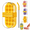 Yellow, variant on Ice Cubes Bottle with Straw, 2-in-1 Water Bottle Ice Cubes Tray with Lid and Container, ICES Making Bottles,Squeeze to Remove, for Home, Picnics
