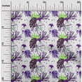 thumbnail image 2 of oneOone Silk Tabby Purple Fabric Tropical Floral Sewing Craft Projects Fabric Prints By Yard 42 Inch Wide, 2 of 4
