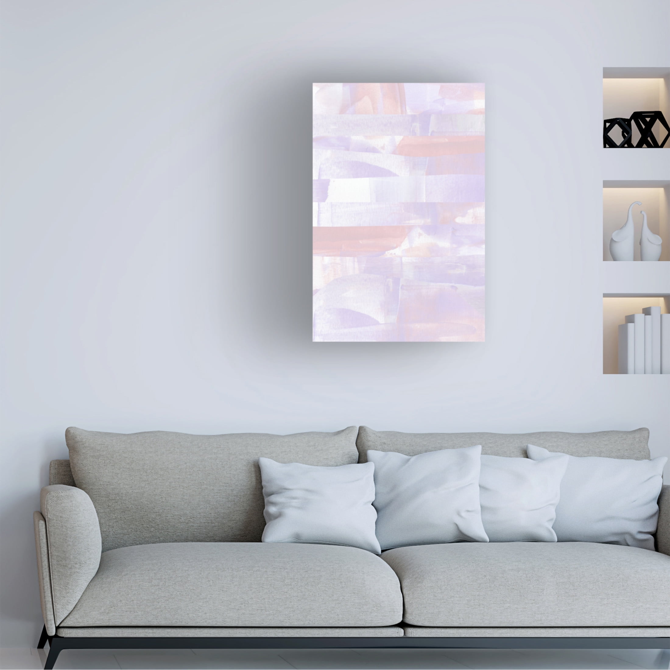 Trademark Fine Art uplusmestudio   Abstract Pastel Canvas Wall Art