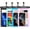 Black+Blue+Green+Pink, variant on 4 Pack 10.5“ Large Waterproof Phone Pouch - Underwater Clear Cell Holder - Universal Water Proof Dry Bag with Neck Lanyard for iPhone 16 Pro Max Samsung Galaxy with Heavy Case for Beach Swimming Pool