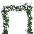 thumbnail image 5 of Paquete de 5 ramas de ratán de sauce sintético – Planta de sauce colgante de seda sintética, cuerda de corona verde para decoración de corona de fiesta de boda en interiores, decoración de jardín de pared al aire libre brillar Electrónica, 5 of 5