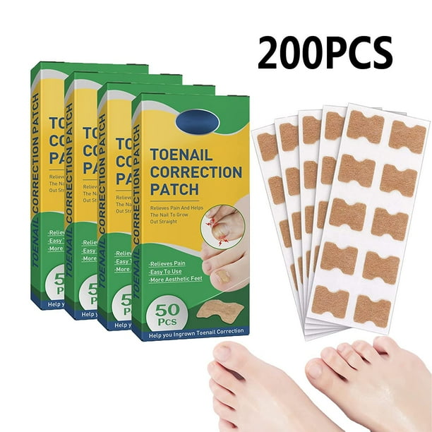 Toenail Patches with Nail Correction Tool, Ingrown Toenail Corrector