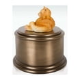 thumbnail image 3 of Perfect Memorials Hand Painted Orange Cat Figurine Cremation Urn, 3 of 7