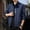 Blue, variant on Men's Sports Track Shell Jacket Golf Bomber Jacket with Zipper Pocket Lightweight Windbreaker Outdoor Recreation Coat Stand Up Streetwear Khaki