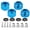 Blue, variant on Riousery Aluminium Alloy 9mm Hex Wheel Hub Widen Connector for TRAXXAS TRX4 TRX6 1/10 RC Car - Blue, Premium Replacement Parts and Upgrade Accessories