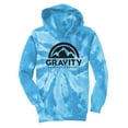 thumbnail image 1 of GOC Mountain Water-Based Mens Tie-Dye Pullover Hoodie - Turquoise - Small, 1 of 1