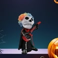 thumbnail image 4 of Halloween Rotating Skeleton Decor Motorized Display With Glowing Red & Sound Effects Halloween House Prop (Battery Required), 4 of 5