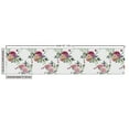 thumbnail image 3 of Floral Sofa Upholstery Fabric by the Yard, Botanical Blossoms of the Season Romantic Flowers Roses Natural, Decorative Fabric for DIY and Home Accents, Off White and Reseda Green by Ambesonne, 3 of 5