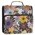 thumbnail image 5 of FORMRS Zipper Binder with Shoulder Strap 2-inch Ring 500 Sheet Capacity File Bag, Colorful Flowers, 5 of 5